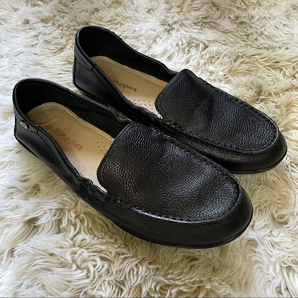 Hushpuppies Women’s Black Loafers